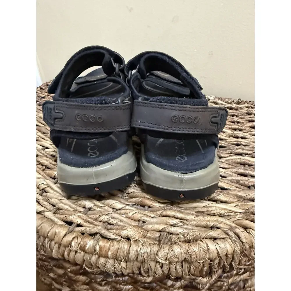 Ecco Offroad Yucatan Brown Leather Sport Hiking Outdoor Sandals Men’s Sz 10/10.5